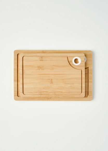 Ronna Bambu Kesme Tahtası Krem (30x20x1 cm)