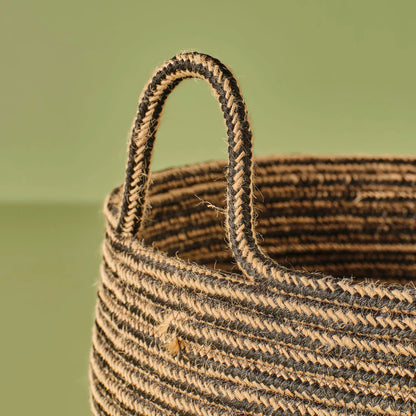 Besy Jüt Oval Sepet Naturel (30x18 cm)