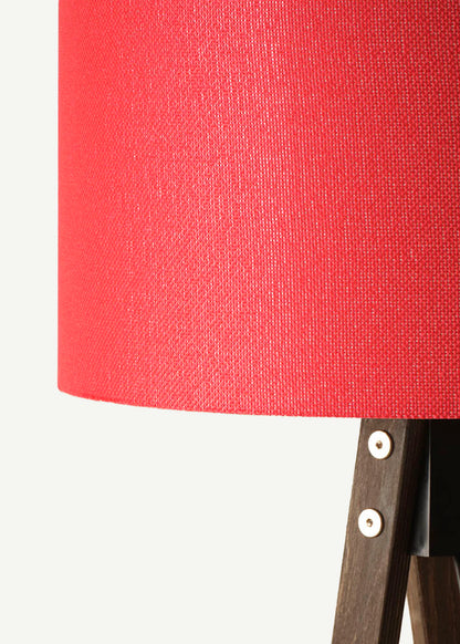 Bella Ahşap Lambader Siyah Gold-Ceviz (40x40x125 cm) - KIRMIZI-CEVİZ - 40x40x125 cm - 2