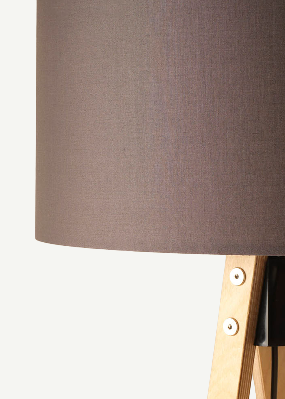 Bella Ahşap Lambader Siyah Gold-Huş (40x40x125 cm) - ANTRASİT-HUŞ - 40x40x125 cm - 2