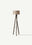 Bella Floor Lamp Gold-Black (40x40x125 cm)