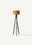 Bella Floor Lamp Gold-Black (40x40x125 cm)
