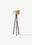 Bella Floor Lamp Gold-Black (40x40x125 cm)