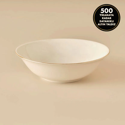 Opal Porselen Salata Kasesi Gold (23 cm)
