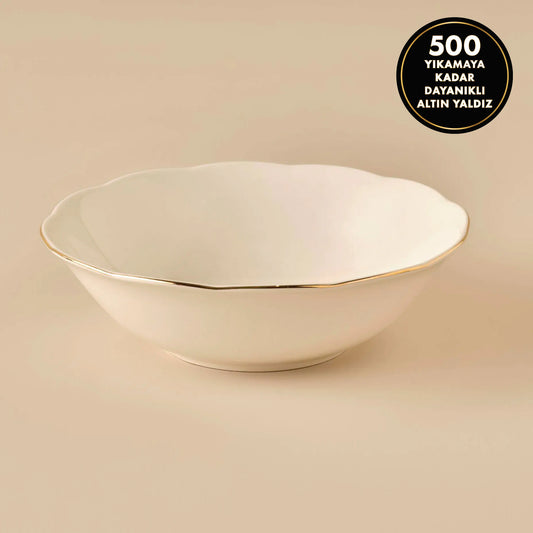Clover Porselen Salata Kasesi Gold (25 cm)