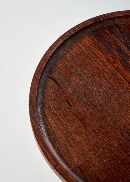 Ven Ahşap Kek Standı Naturel (21 cm) - 26 cm - BEJ - 3