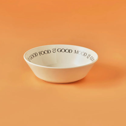 Motto Seramik Salata Kasesi Beyaz (24 cm)