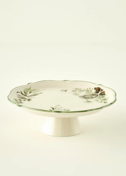 Julia Stoneware Kek Standı Yeşil (32 cm)