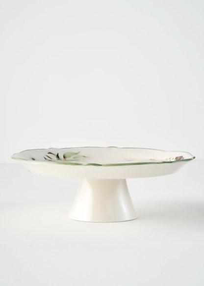 Julia Stoneware Kek Standı Yeşil (32 cm)