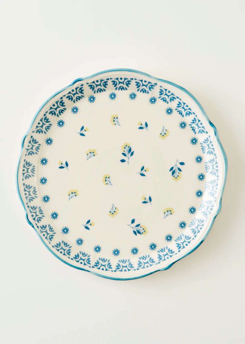 Mabel Stoneware Sunum Tabağı Mavi (32 cm)