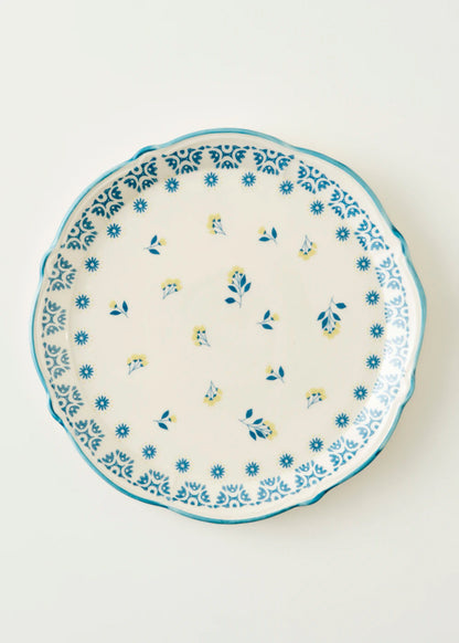 Mabel Stoneware Sunum Tabağı Mavi (32 cm)