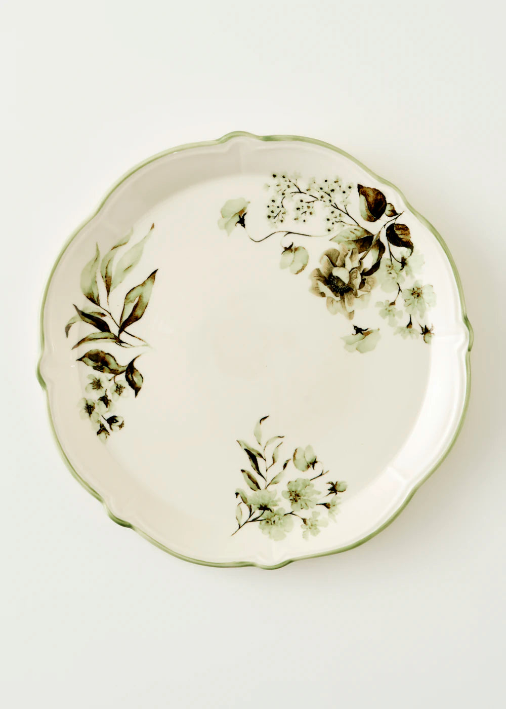Julia Stoneware Sunum Tabağı Yeşil (32 cm)