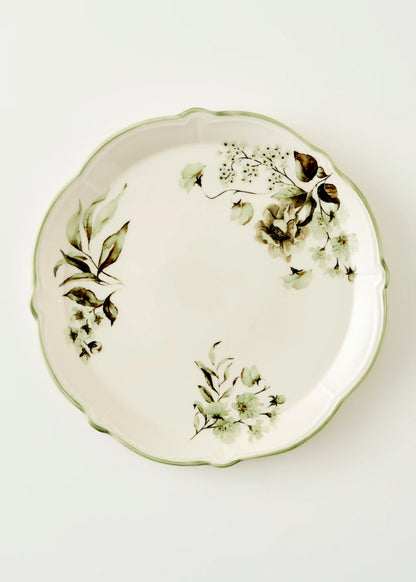 Julia Stoneware Sunum Tabağı Yeşil (32 cm)