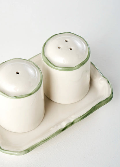 Julia Stoneware Tuzluk-Biberlik Yeşil