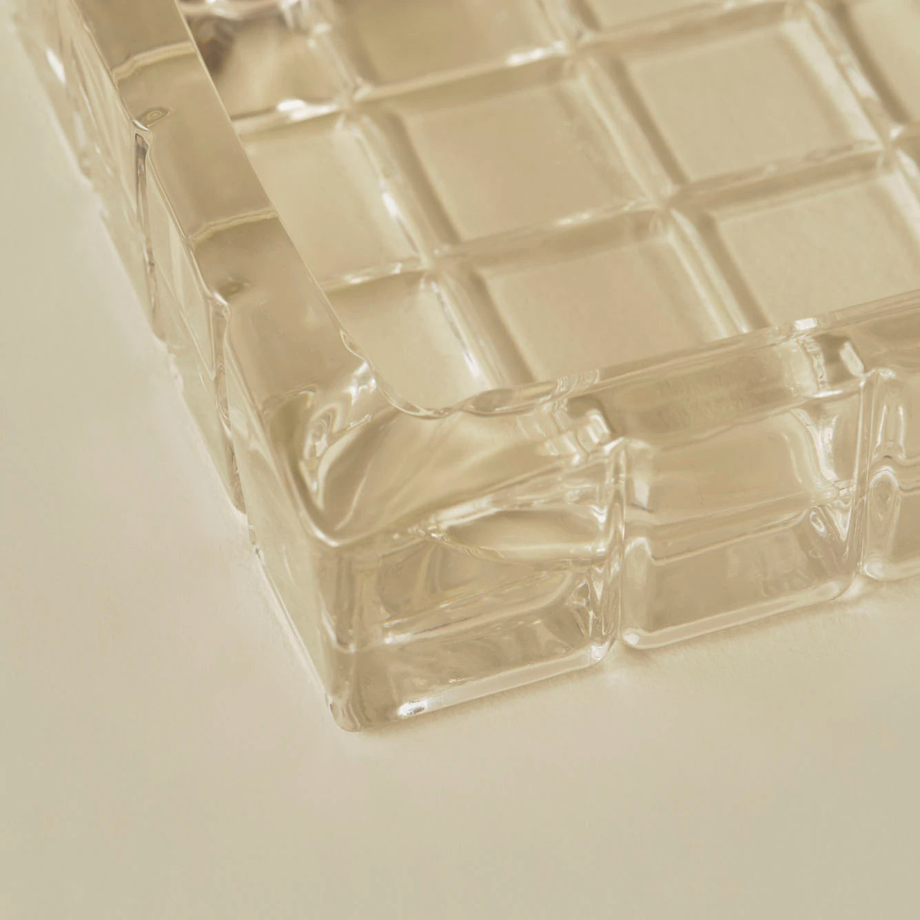 Gloss Kare Cam Küllük Naturel (12 cm) - 2