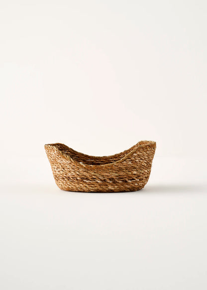 Berry Hasır Oval Sepet Naturel (27x16 cm)