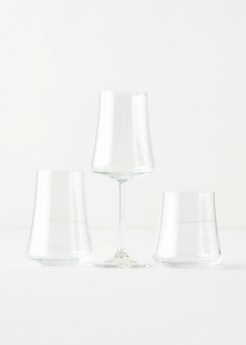Shape Kristal Bardak-Kadeh Seti 18'li Naturel