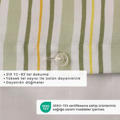 %100 Pamuk Saten Sicilia King Size Nevresim Seti Beyaz (240x220 cm)