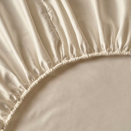 %100 Pamuk Saten Vintage - 200x220 cm - BEYAZ - 5