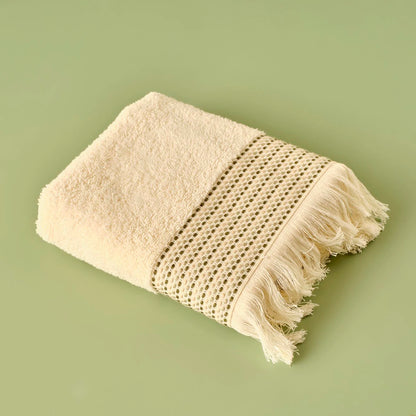 Stitch Stripes Banyo Havlusu Yeşil (90x150 cm)