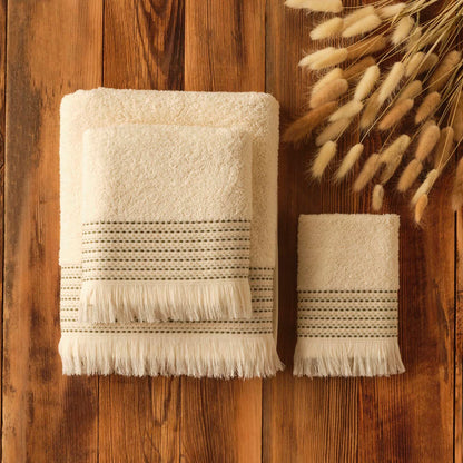 Stitch Stripes Banyo Havlusu Yeşil (90x150 cm) - 3