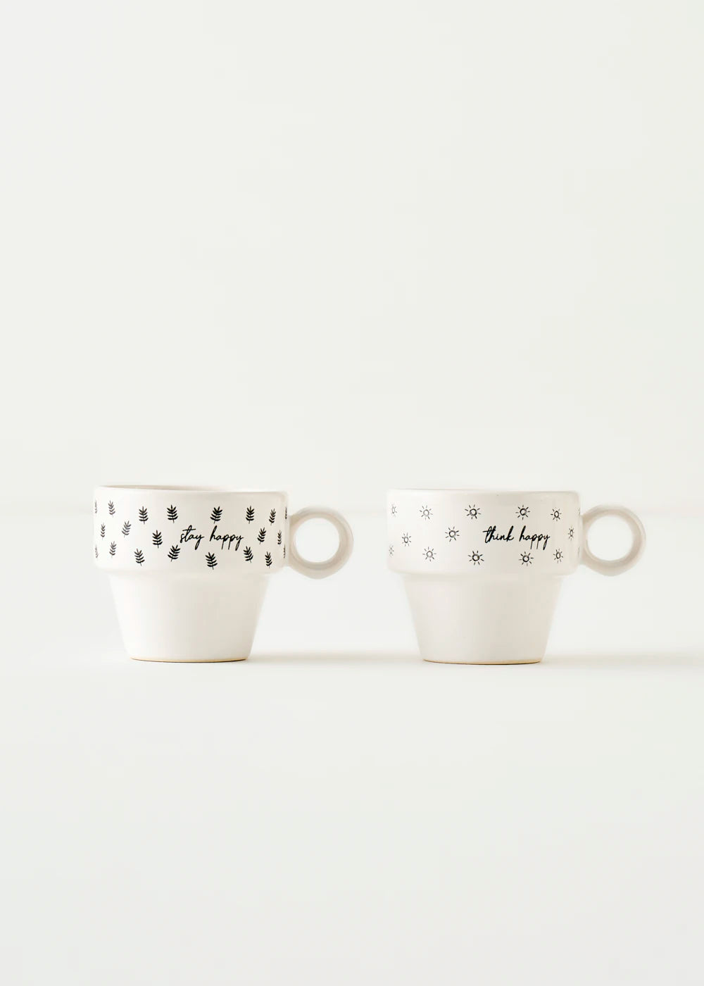 Simple Seramik Espresso 2'li Kahve Fincanı Seti (105 cc) - 2