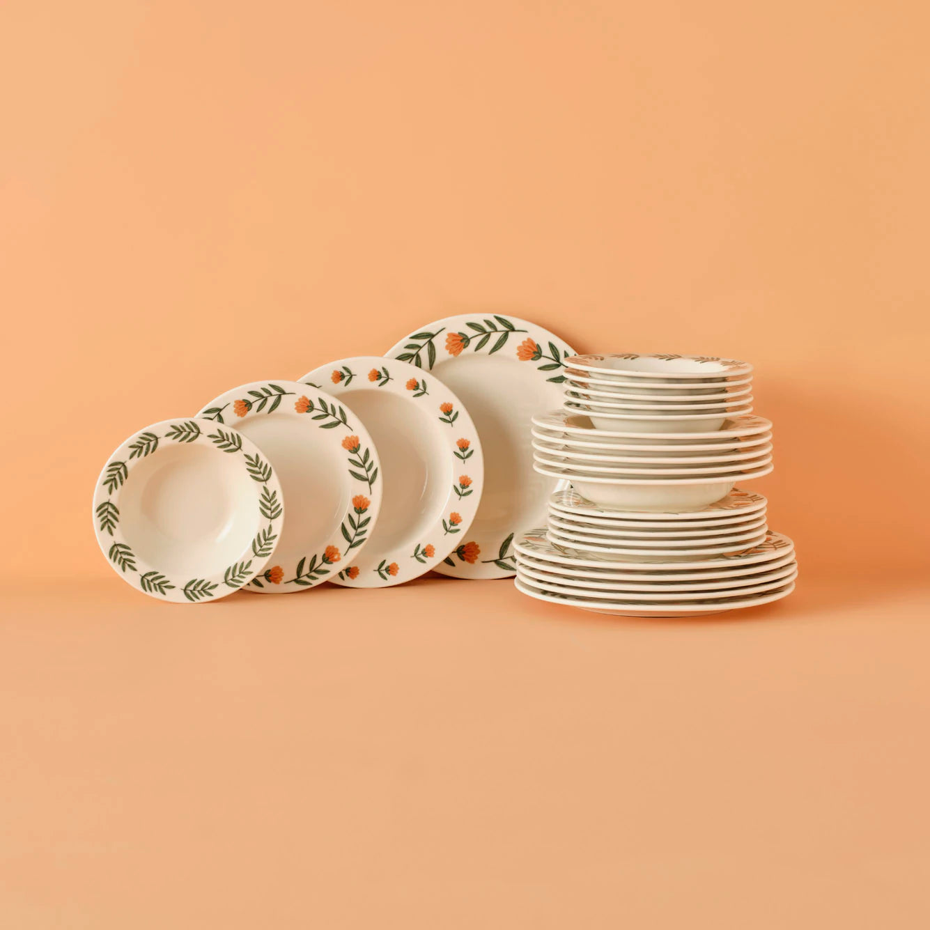 Adalie Stoneware 24 Parça 6 Kişilik Yemek Takımı - 5