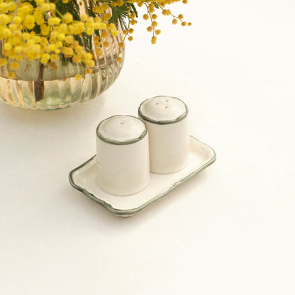 Lemoncello Stoneware Tuzluk-Biberlik Yeşil