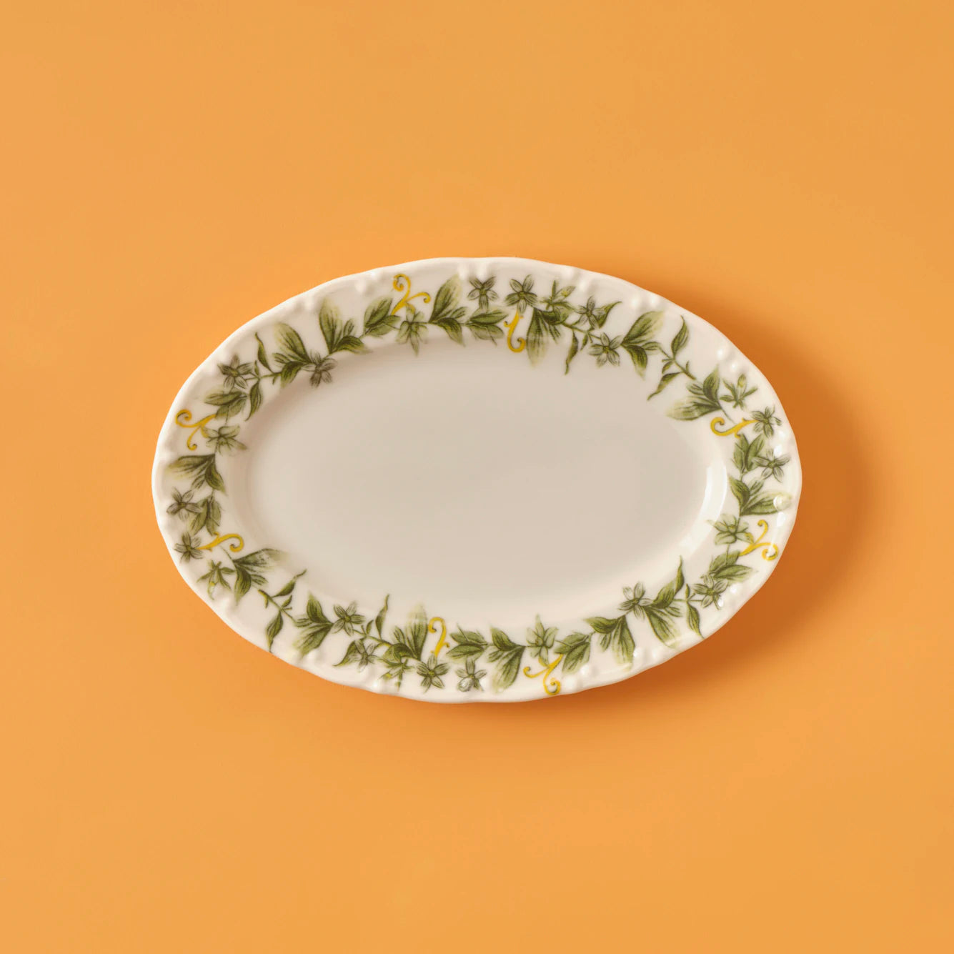 Sicilia Porselen Kayık Tabak Yeşil (25 cm)