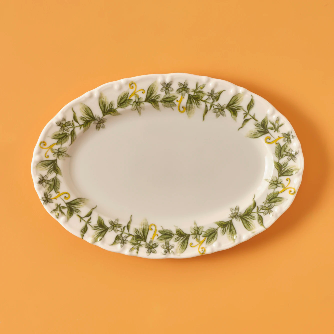 Sicilia Porselen Kayık Tabak Yeşil (30 cm)