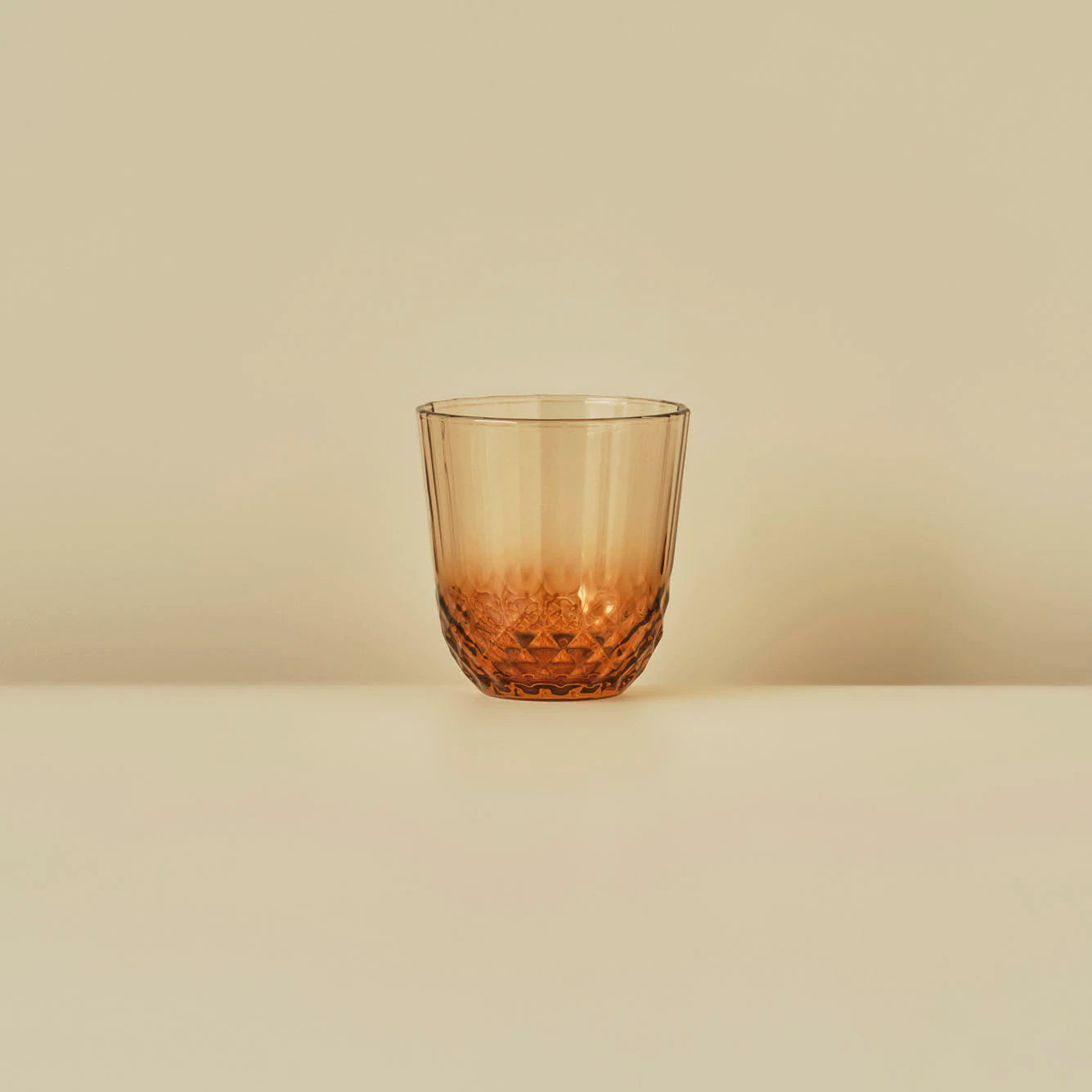 Colore Kesme Bardak-Kadeh Seti 12'li Amber - 2