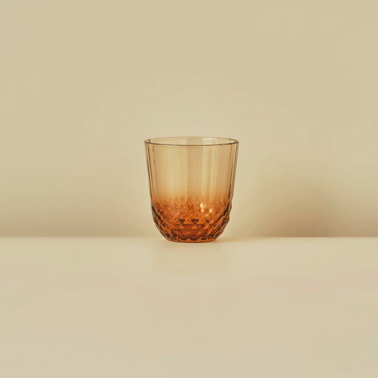Colore Kesme Bardak-Kadeh Seti 12'li Amber - 2
