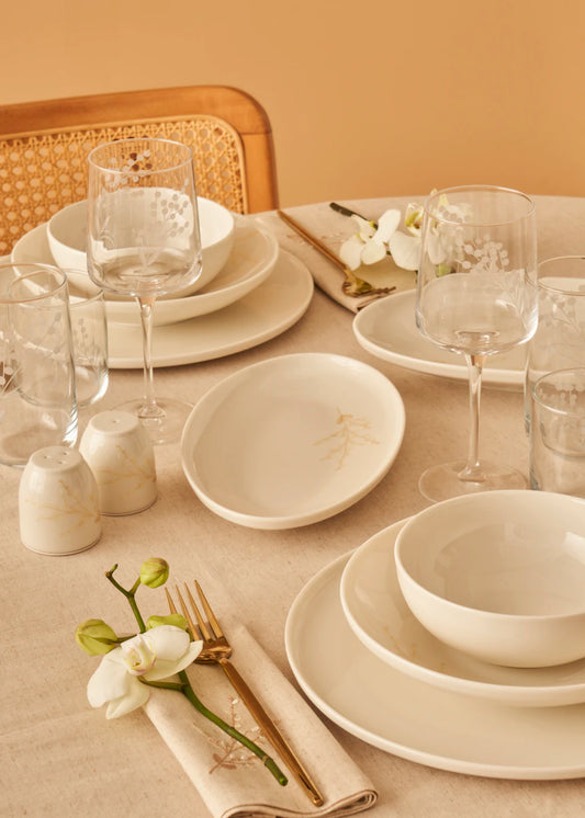 Exclusive Selection Porselen 29 Parça 6 Kişilik Yemek Takımı Beyaz