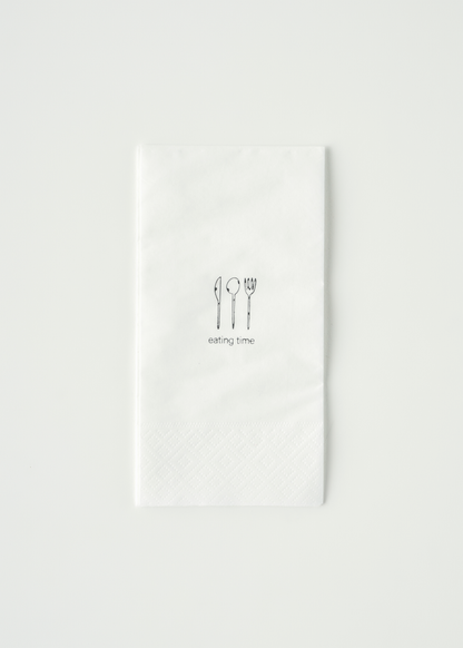 Eating Time 100'lü Peçete Beyaz (33x33 cm)