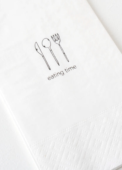 Eating Time 100'lü Peçete Beyaz (33x33 cm) - 2