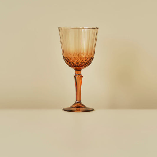 Colore Kesme Kadeh 6'lı Amber (310 cc)