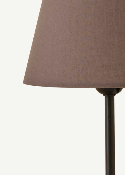 Vita Abajur Konik Başlıklı Krem- Siyah (22x17x38 cm) - ANTRASİT-SİYAH - 22x17x38 cm - 2