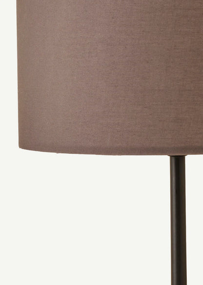 Vita Abajur Silindir Başlıklı Gri- Siyah (25x15x36 cm) - ANTRASİT-SİYAH - 25x15x36 cm - 2