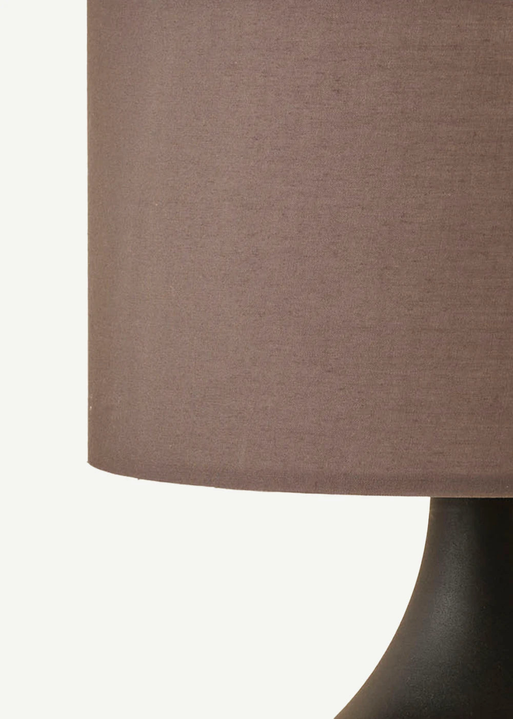 Kona Abajur Silindir Başlıklı Siyah-Siyah (25x15x34 cm) - ANTRASİT-SİYAH - 25x15x34 cm - 2