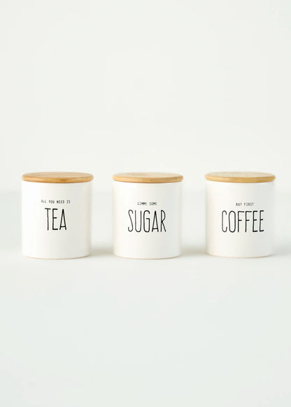Sugar Seramik Saklama Kabı Beyaz (9x7,5 cm)