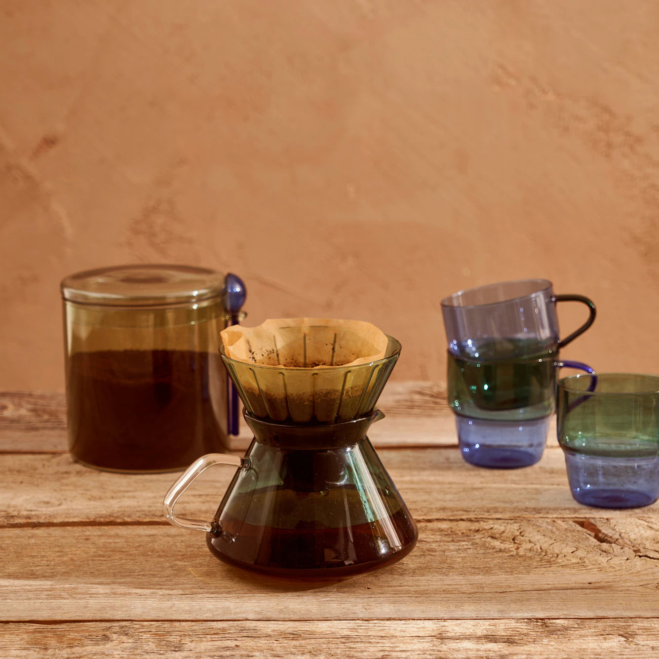 Tapered Filtre Kahve Demliği Yeşil (700 cc) - 6