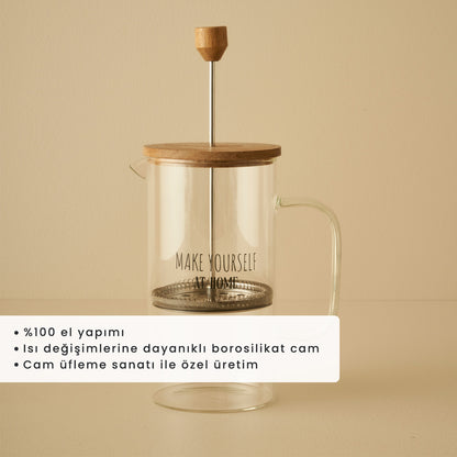 Home French Press Naturel (1000 cc) - 2