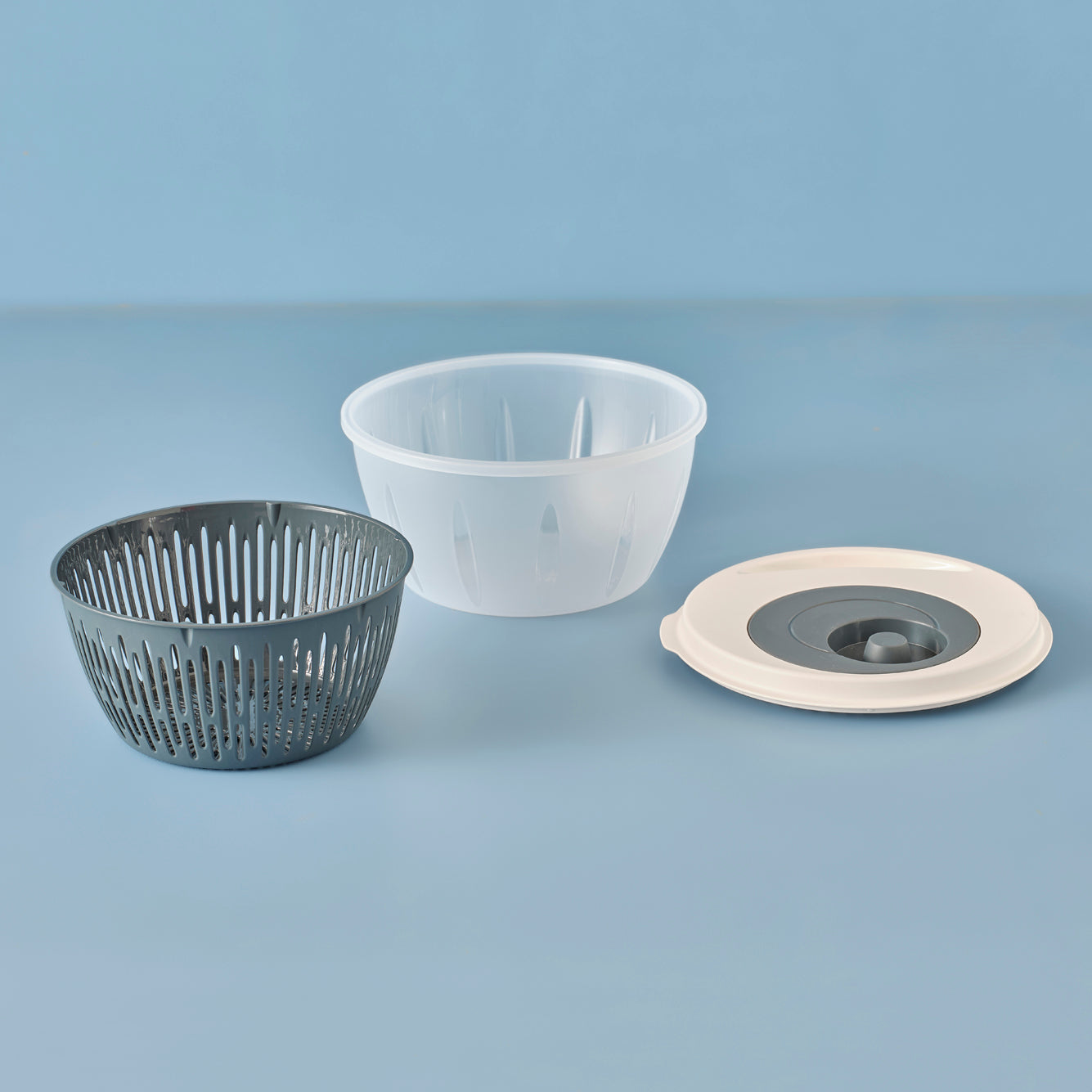 Adapt Salata Kurutucu Bej (25,6x25,6x14,2 cm) - GRİ - 25,6X25,6X14,2 cm - 2