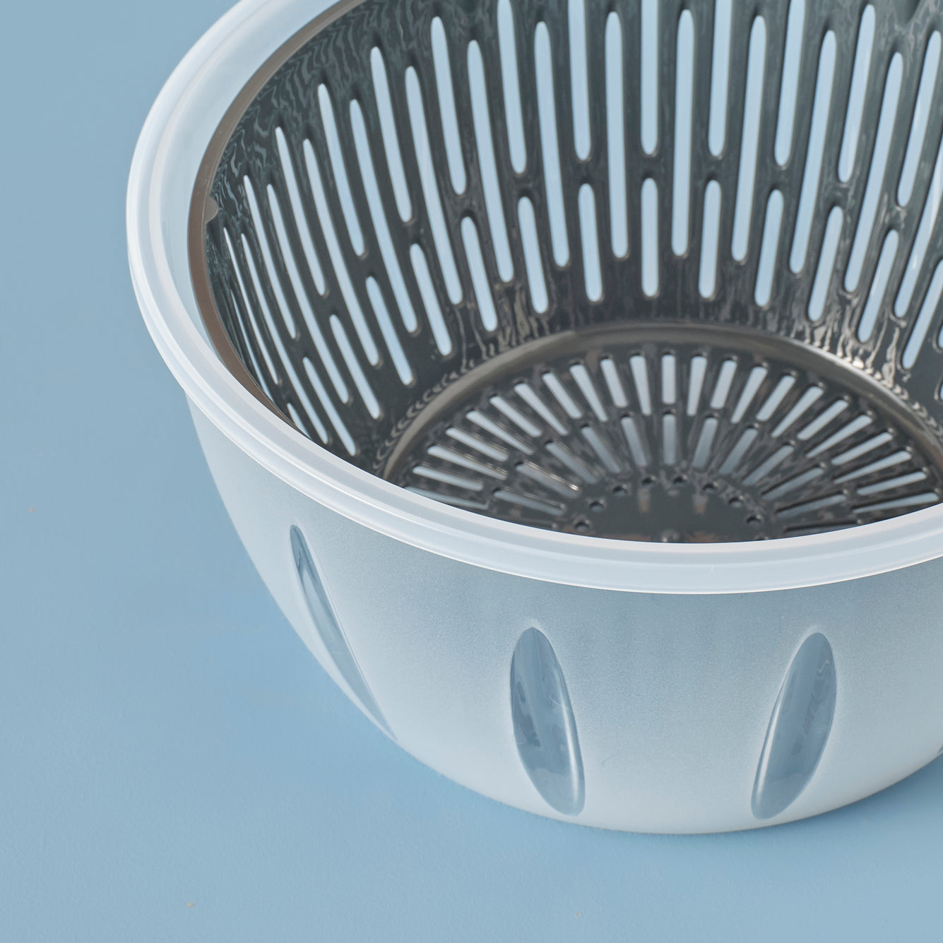 Adapt Salata Kurutucu Bej (25,6x25,6x14,2 cm) - GRİ - 25,6X25,6X14,2 cm - 3