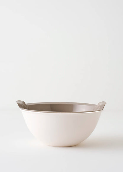 Handle Kaseli Süzgeç Bej (25,5x25,5x10,8 cm)