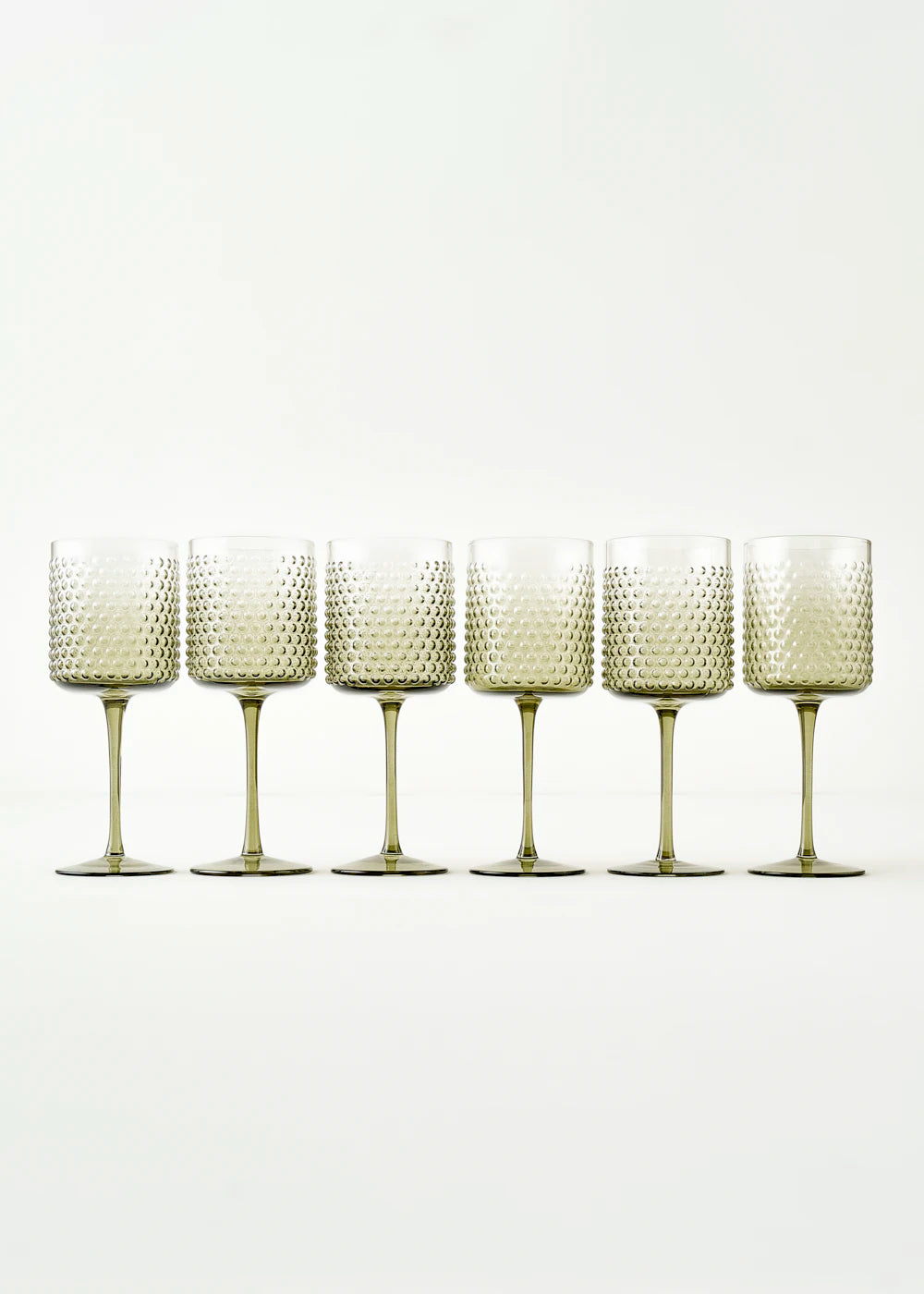 Bubble Kadeh Seti 6'lı Yeşil (400 cc)