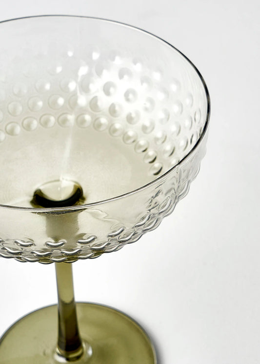 Bubble Martini Kadeh Seti 6'lı Yeşil (220 cc)