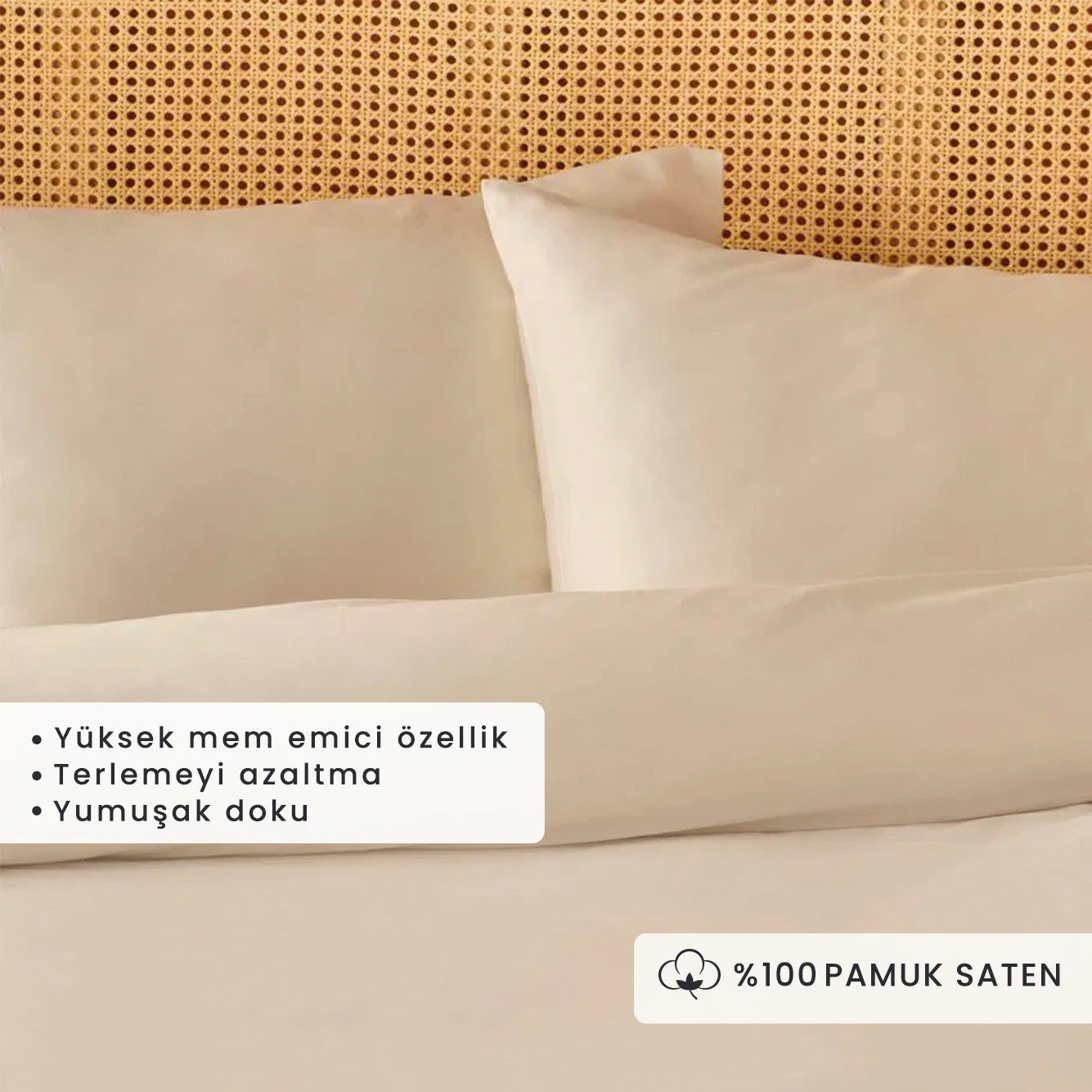 %100 Pamuk Saten Supreme Basic Super - 2