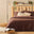 %100 Pamuk Saten Supreme Basic King Size Nevresim Seti Kahverengi (240x220 cm)
