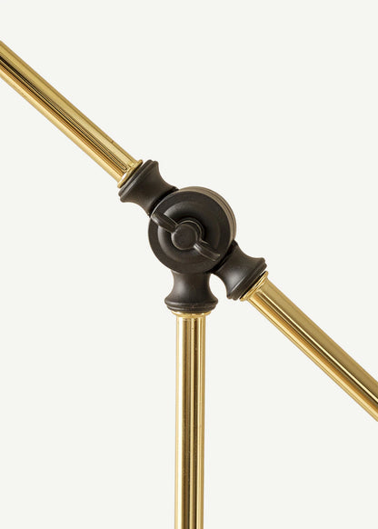 Aven Metal Lambader Siyah-Gold (15x17x130-160 cm) - 3